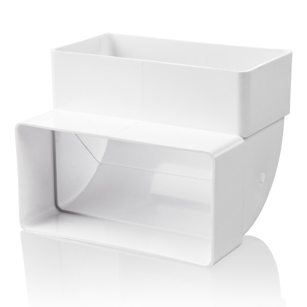 Halterung für Flachkanal 110x53mm produziert in Europa