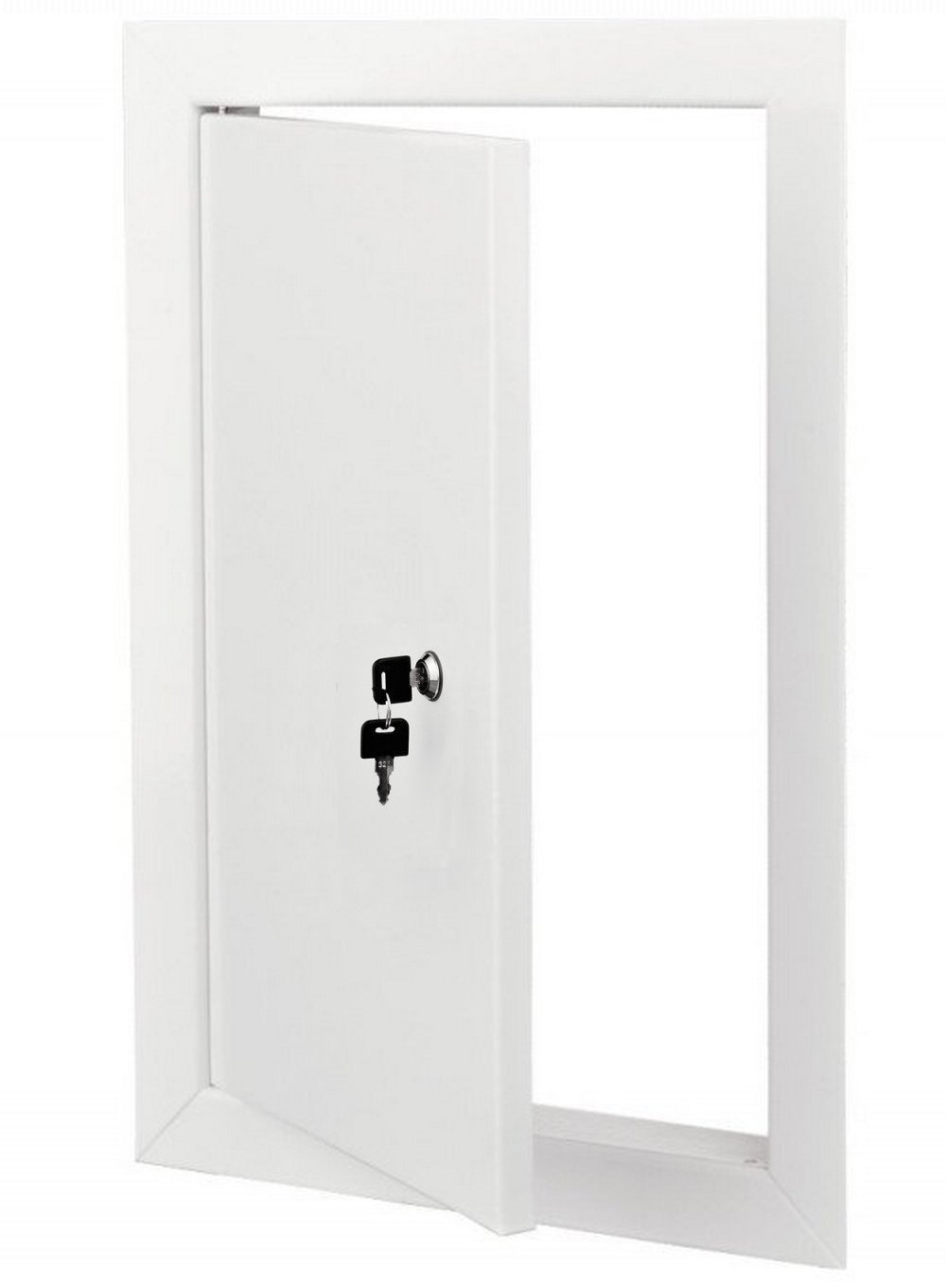 Weiße Revisionsklappe Aus Stahl 100x100mm - Wartungstür Für Decken & Wände