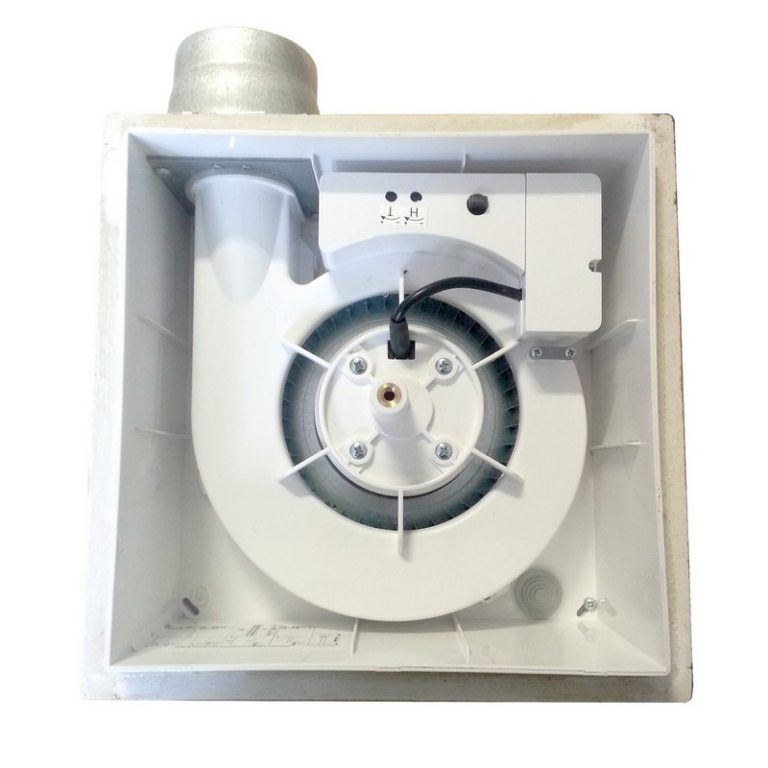 Einrohrlüfter mit Hygrostat und Brandschutzkasten - SKS24.at - Ihr