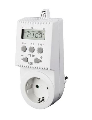 Steckdosenthermostat EB TS10 -  - Ihr Onlineshop für  Abluftventilatoren, Thermostate und Fußbodenheizungen