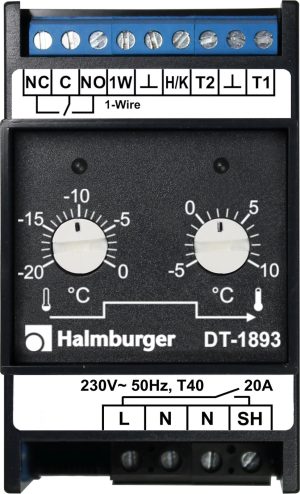 Halmburger DT-1893 Temperaturregler, Produktansicht