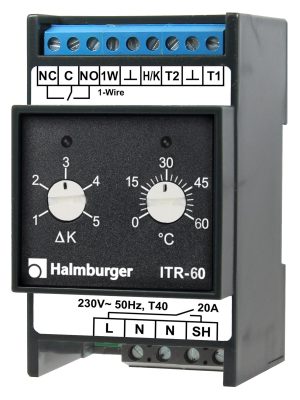 Halmburger ITR-60 Temperaturregler, Perspektivansicht